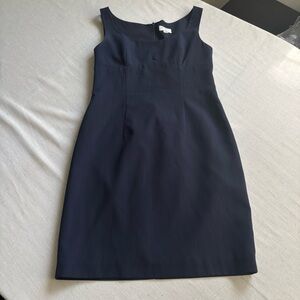 Vintage BCBG Max Azria Navy Mini Dress Minimalist Made in USA Size XS